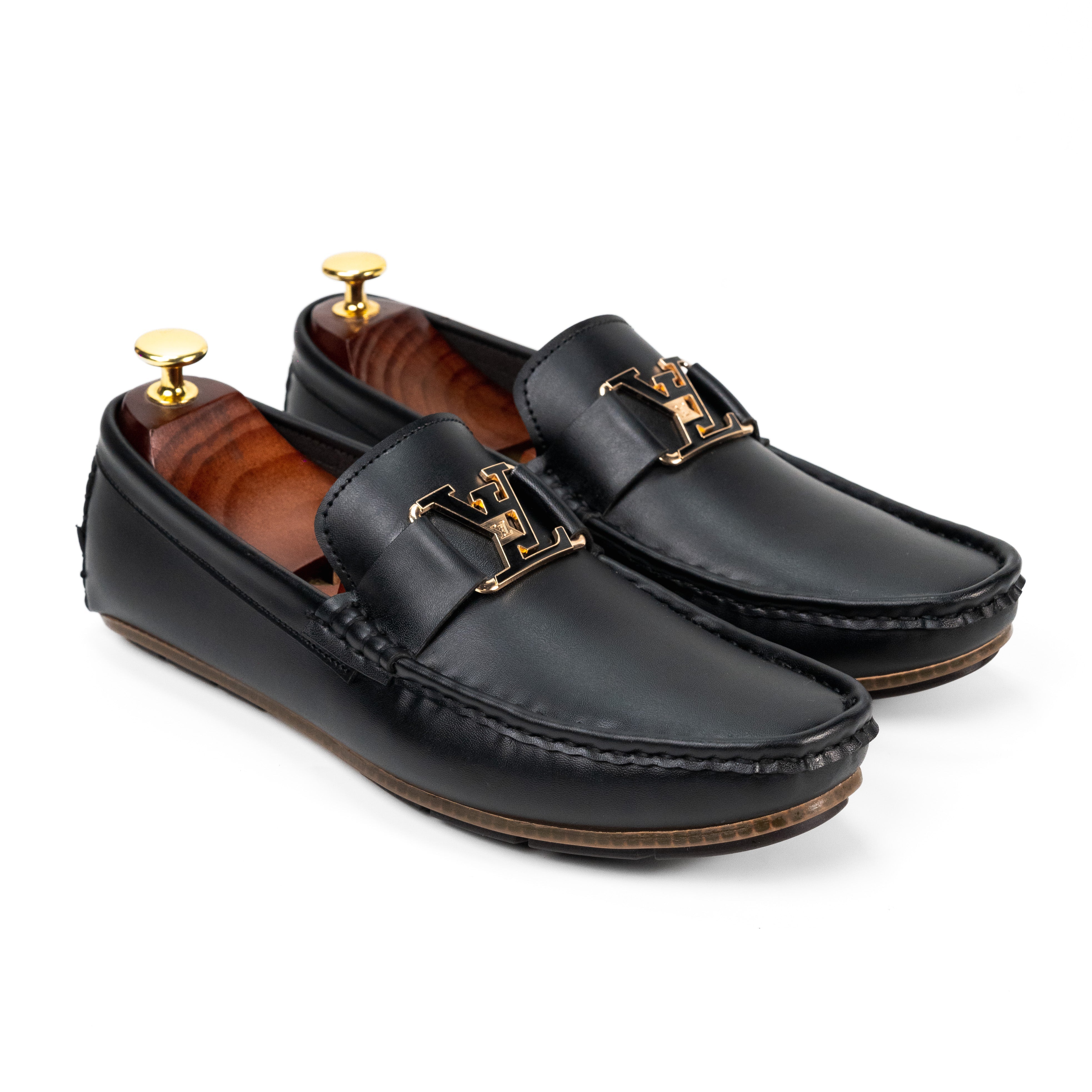 BL-05 Black Loafers For Men