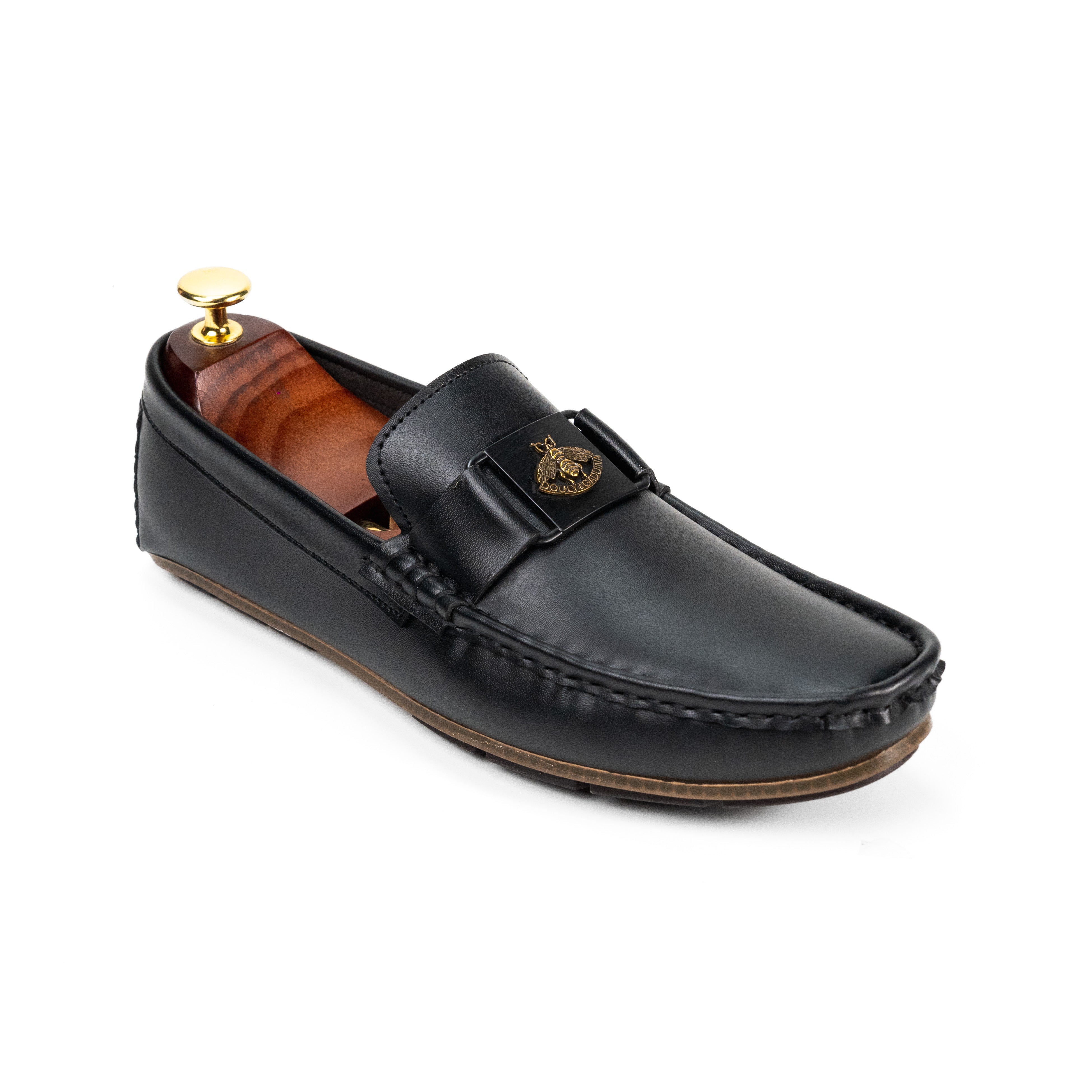 BL-06 Black Loafers For Men