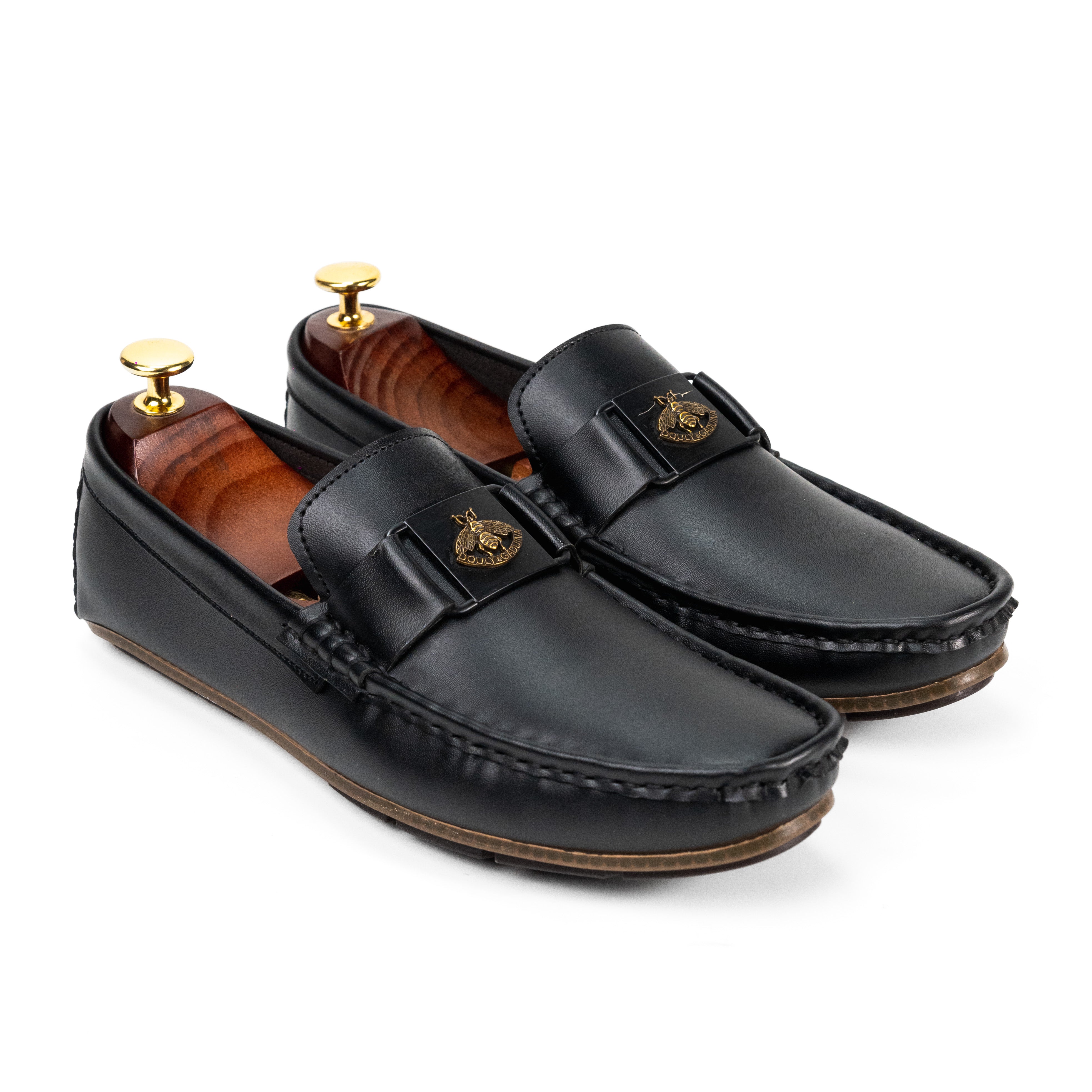 BL-06 Black Loafers For Men