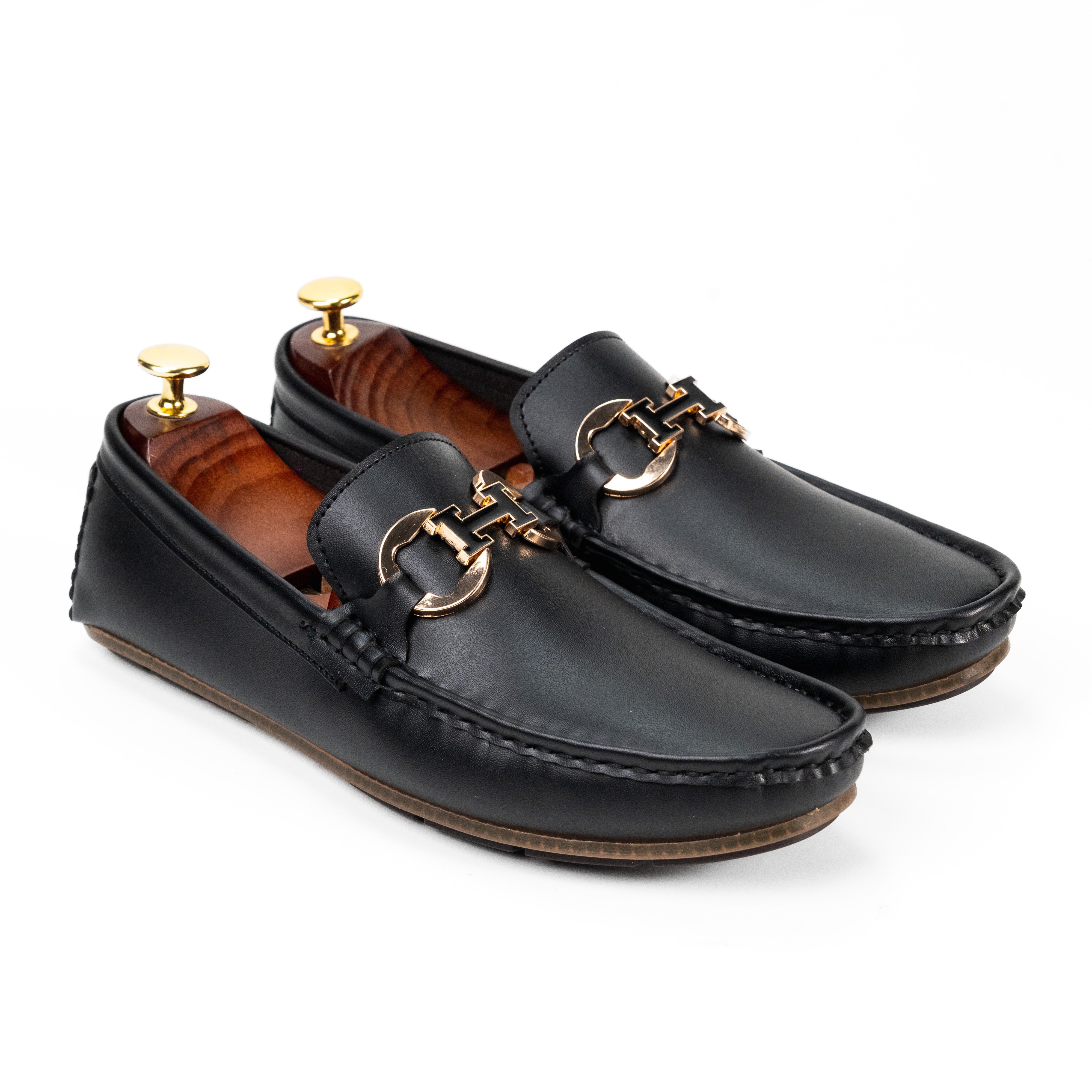 BL-08 Black Loafers for men