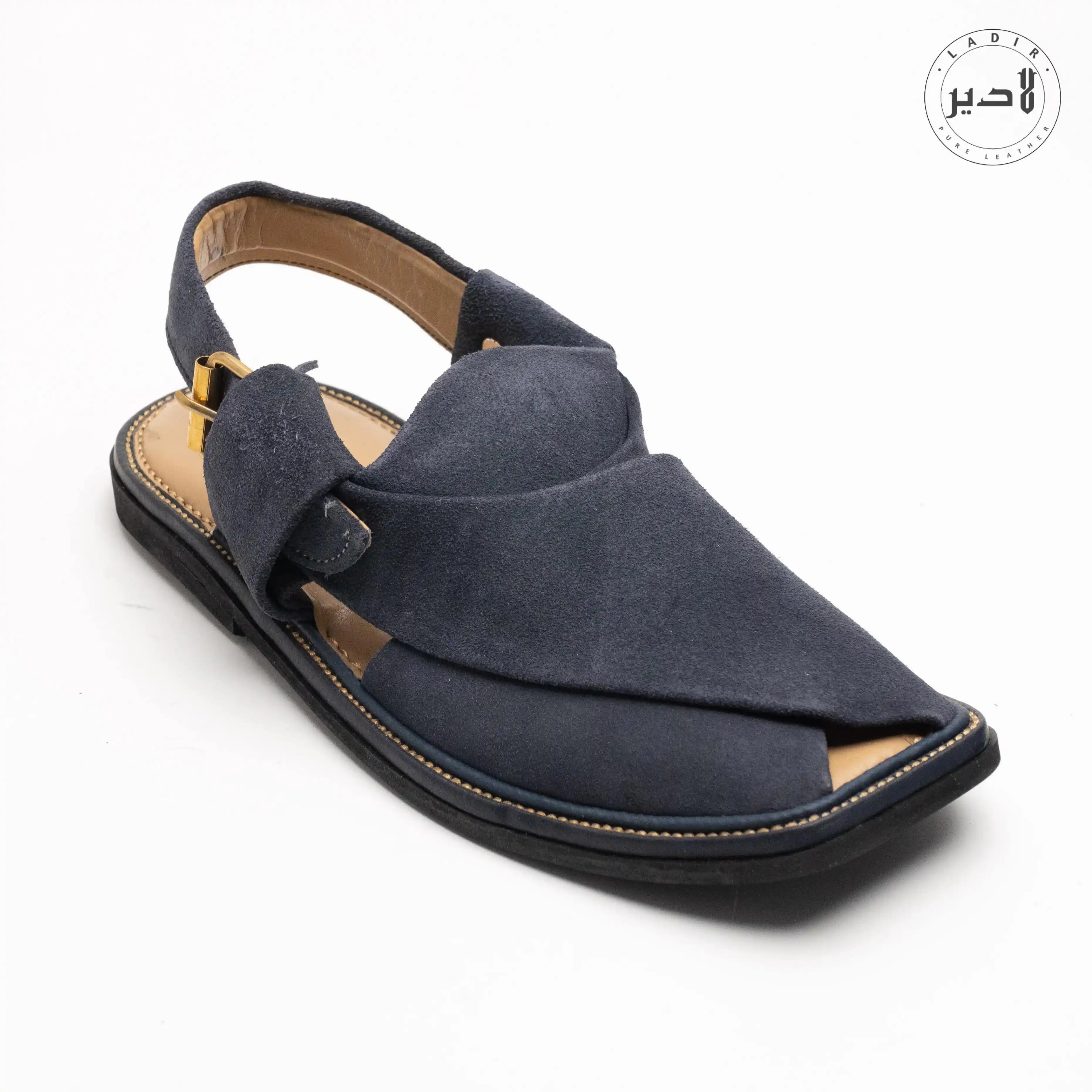 BLUE SUEDE PESHAWARI Chappal (BLS-120)