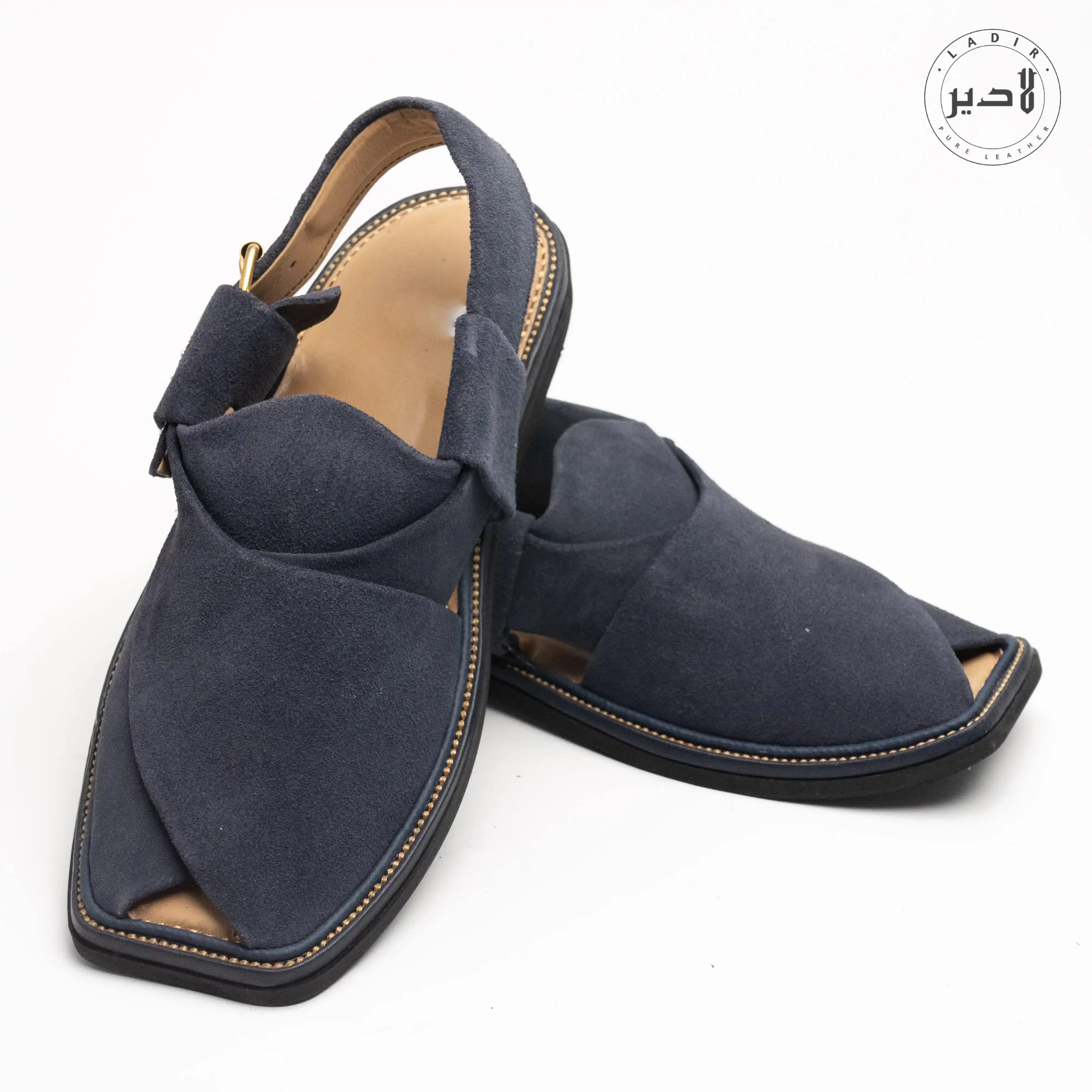 BLUE SUEDE PESHAWARI Chappal (BLS-120)