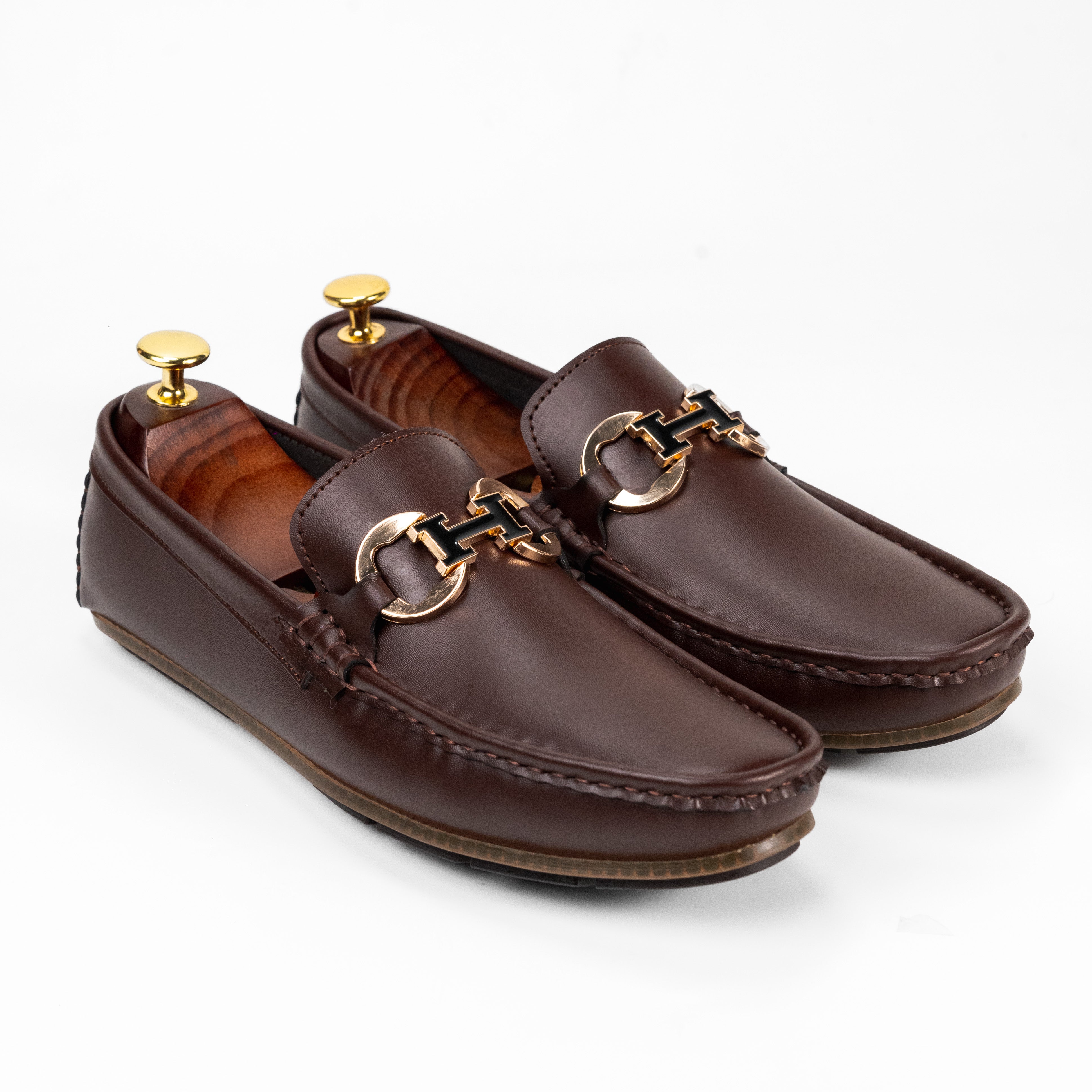 BR-01 Brown Loafers For Men