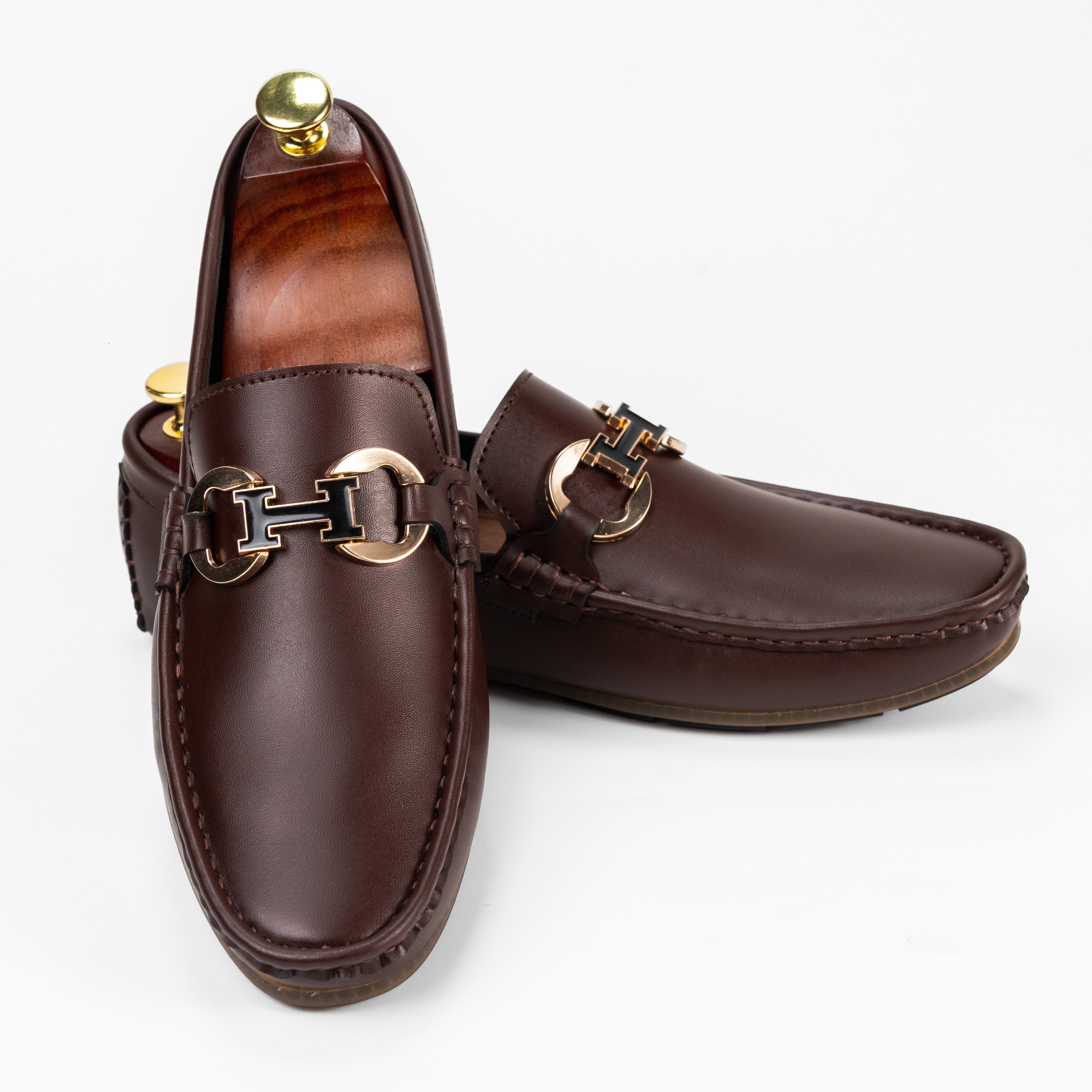 BR-01 Brown Loafers For Men