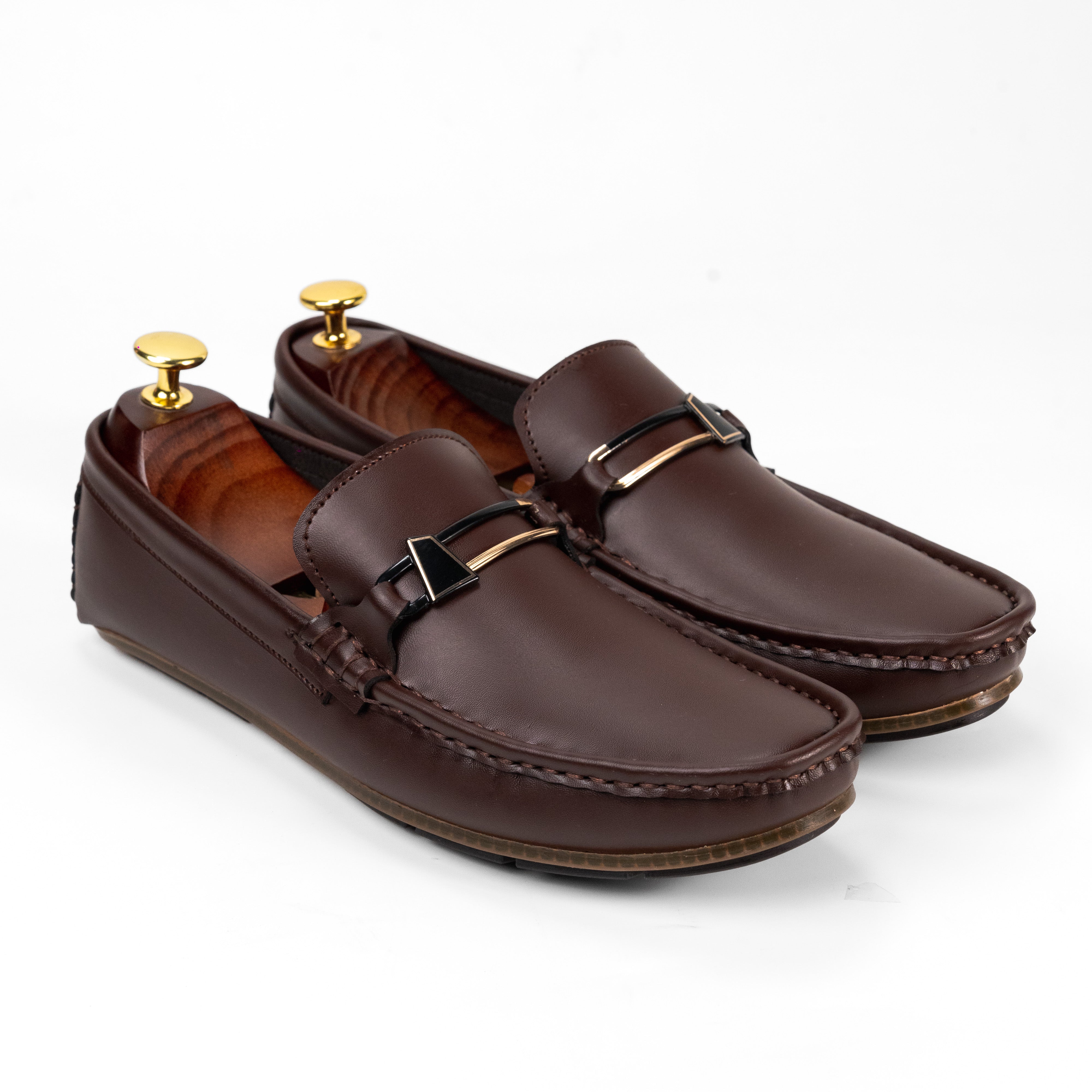 BR-07 Brown Loafers For Men