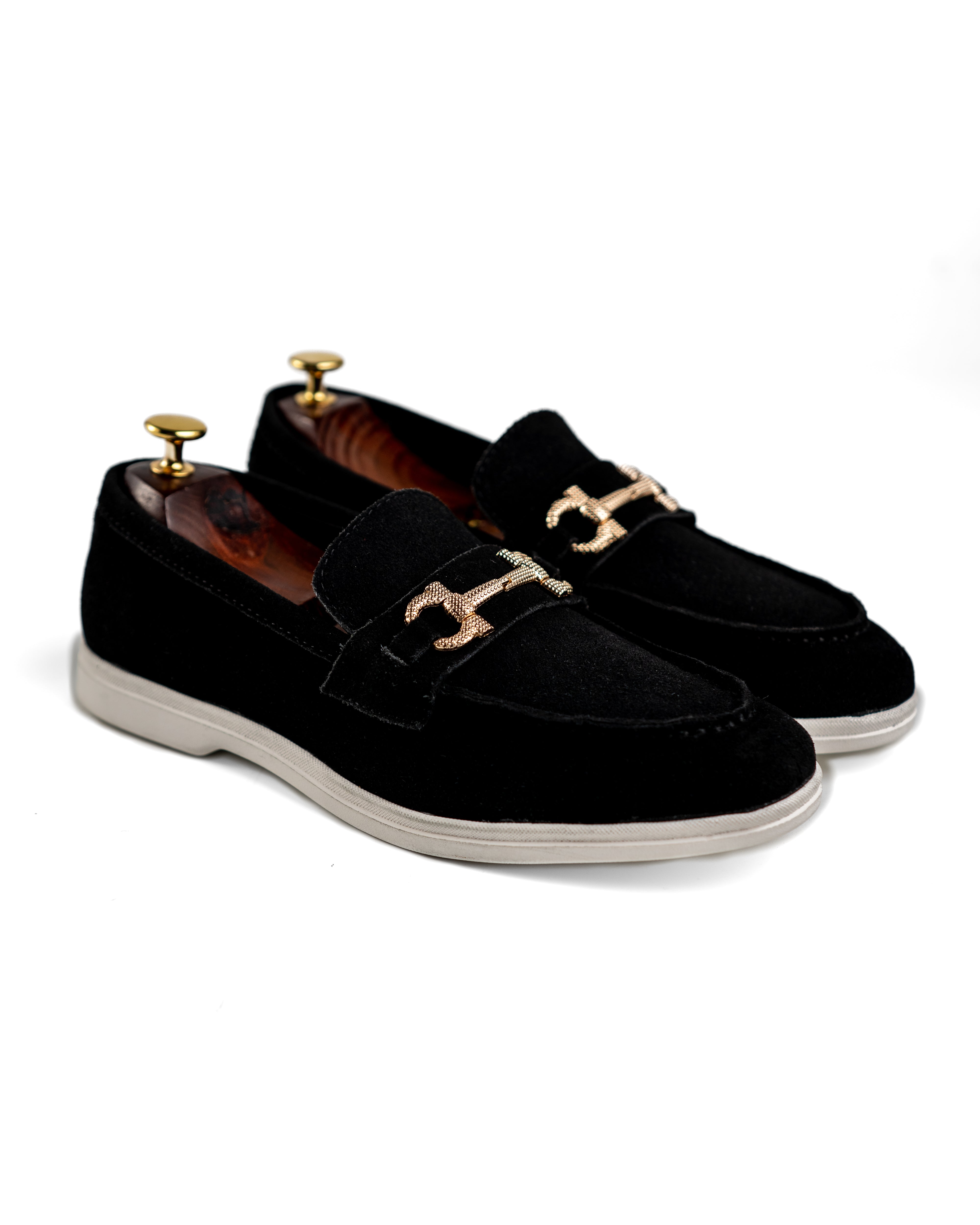 Birch Black Loafer Shoes (BB-91)