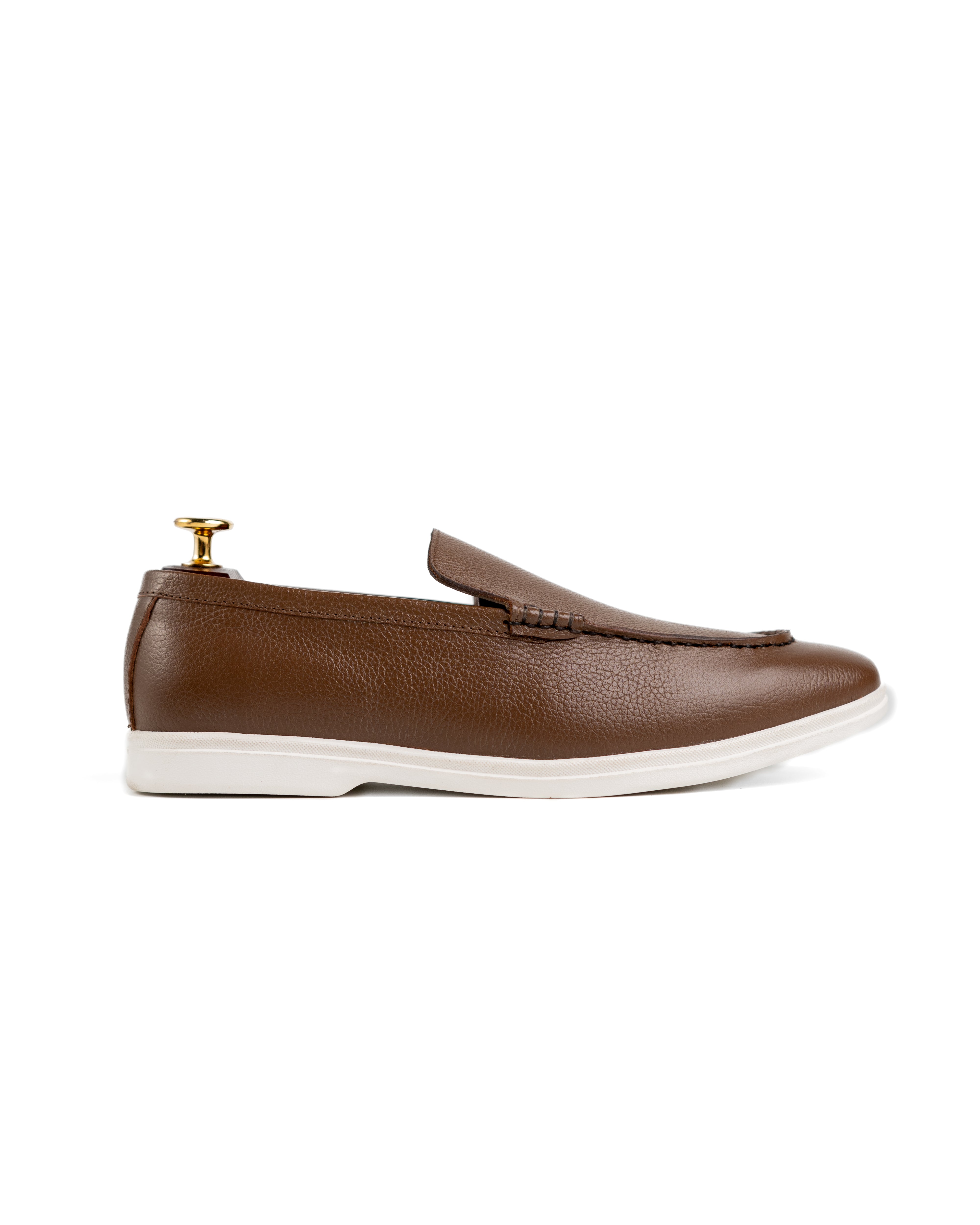 Flint Brown Loafer Shoes (FB-901)