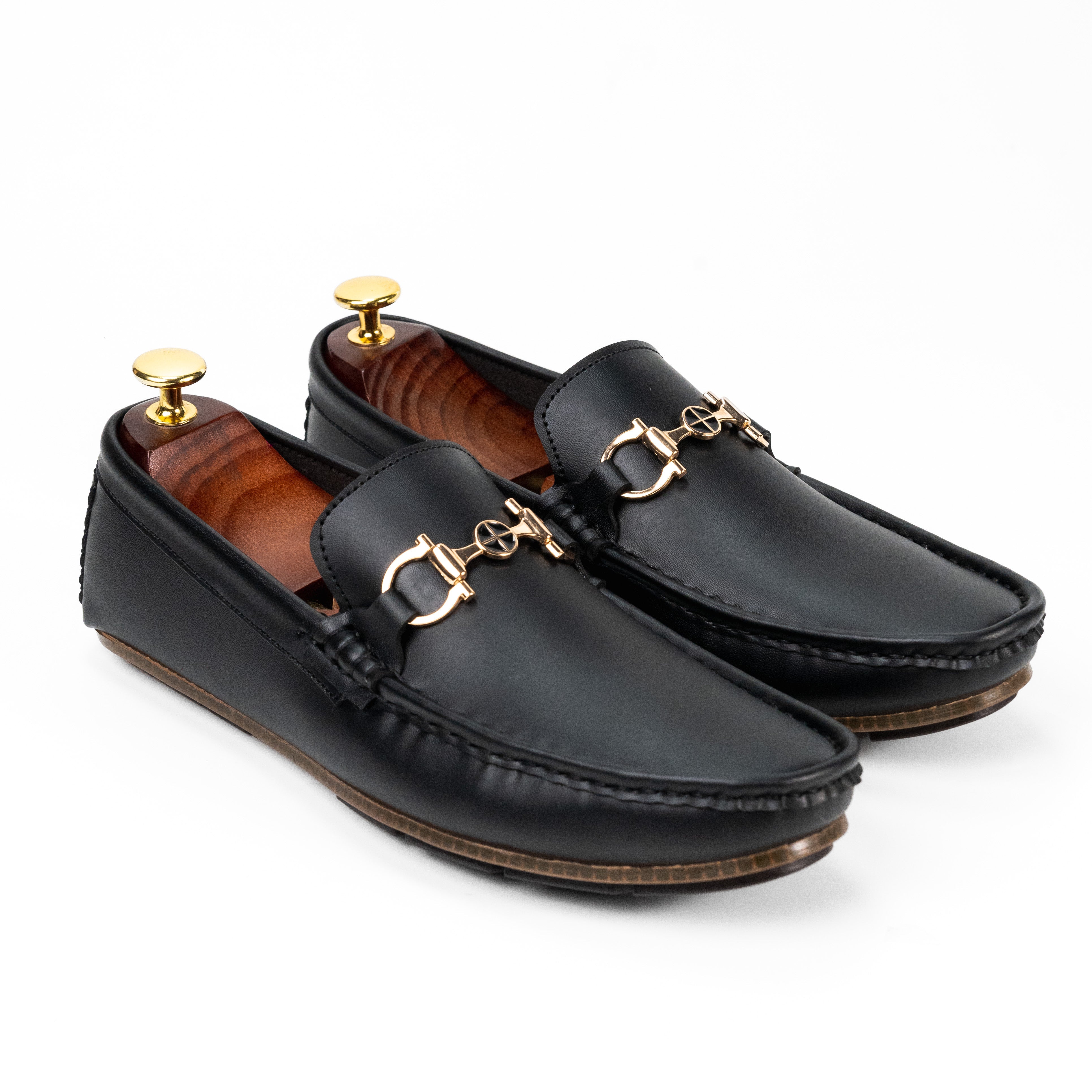 BL-03 Black Loafers For Men