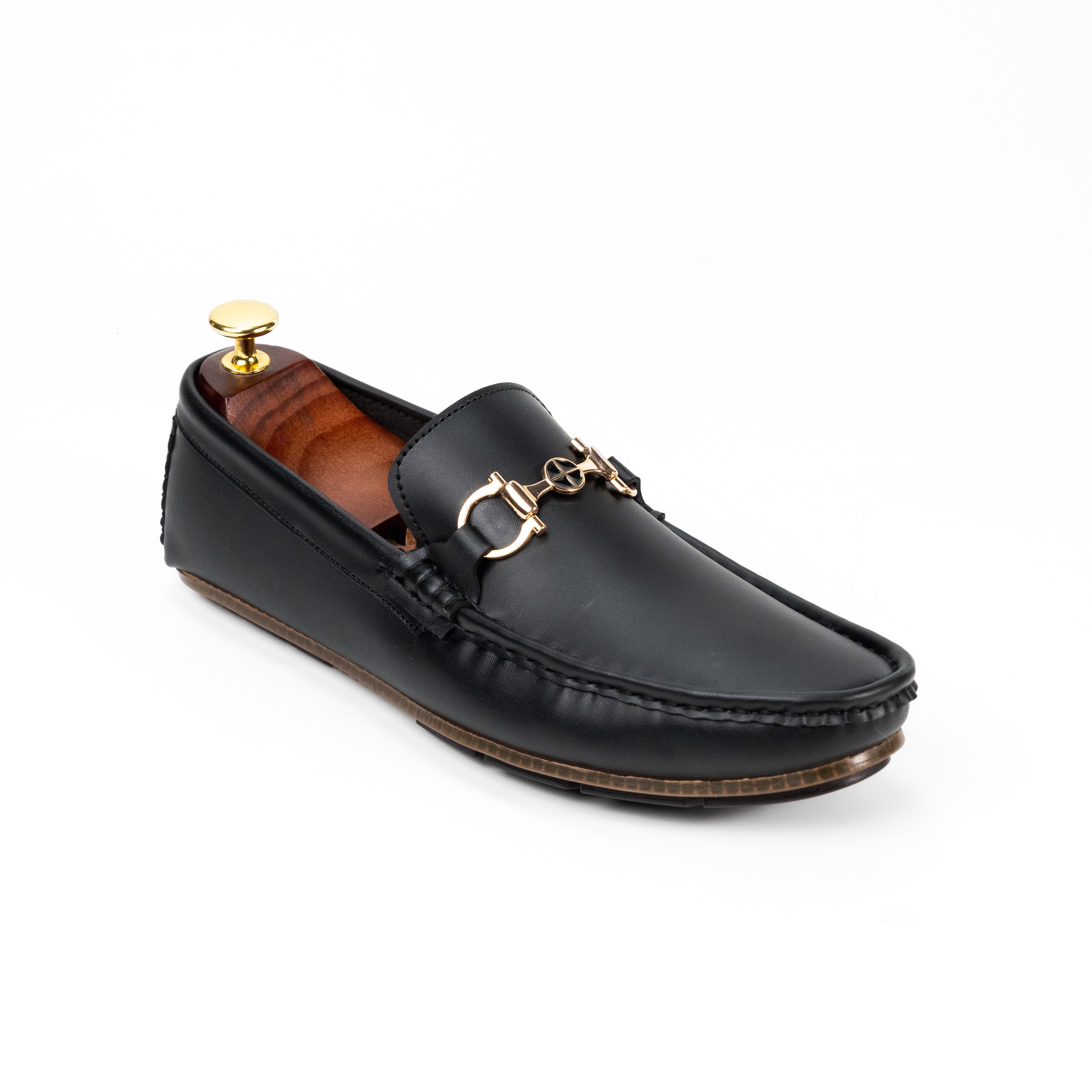 BL-03 Black Loafers For Men