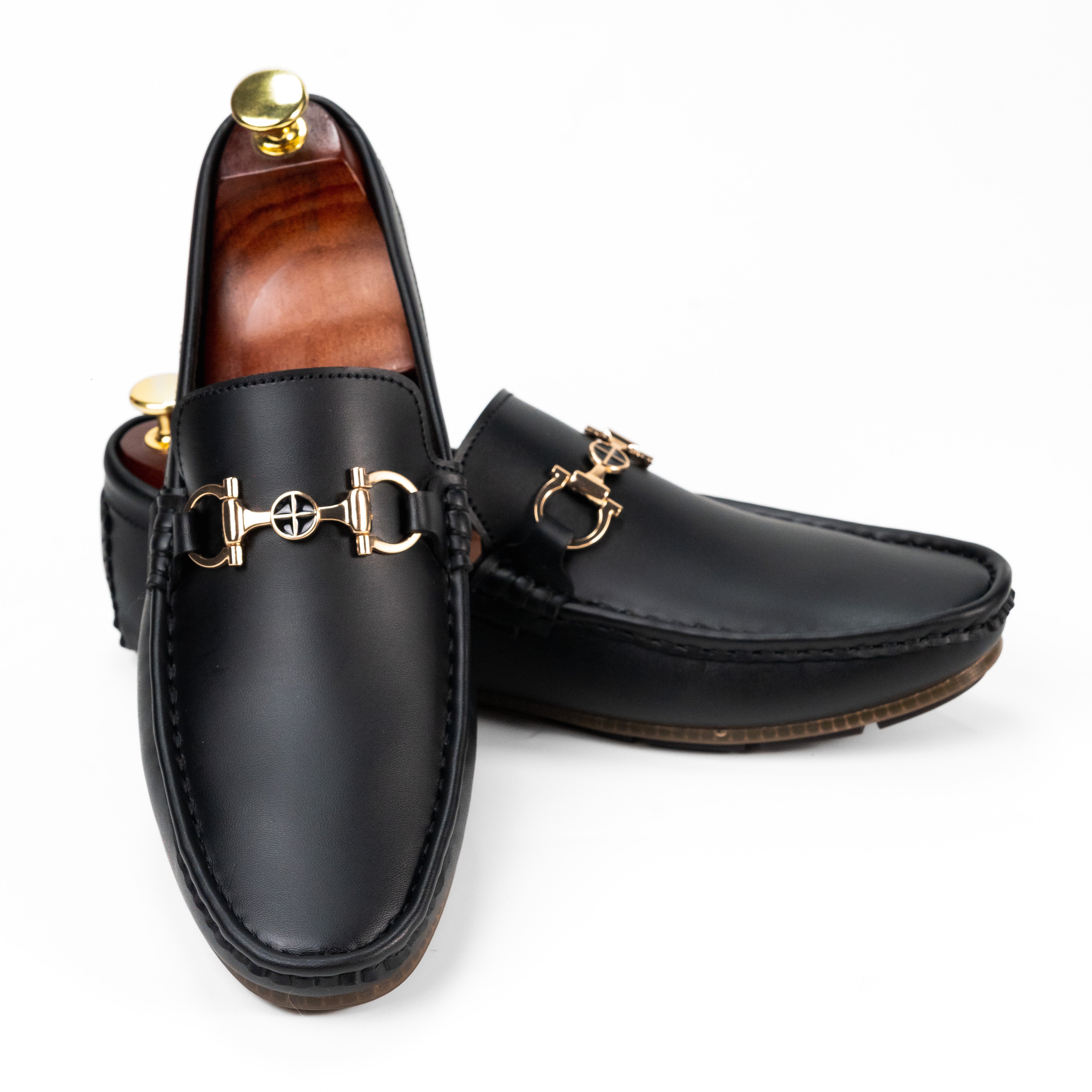 BL-03 Black Loafers For Men