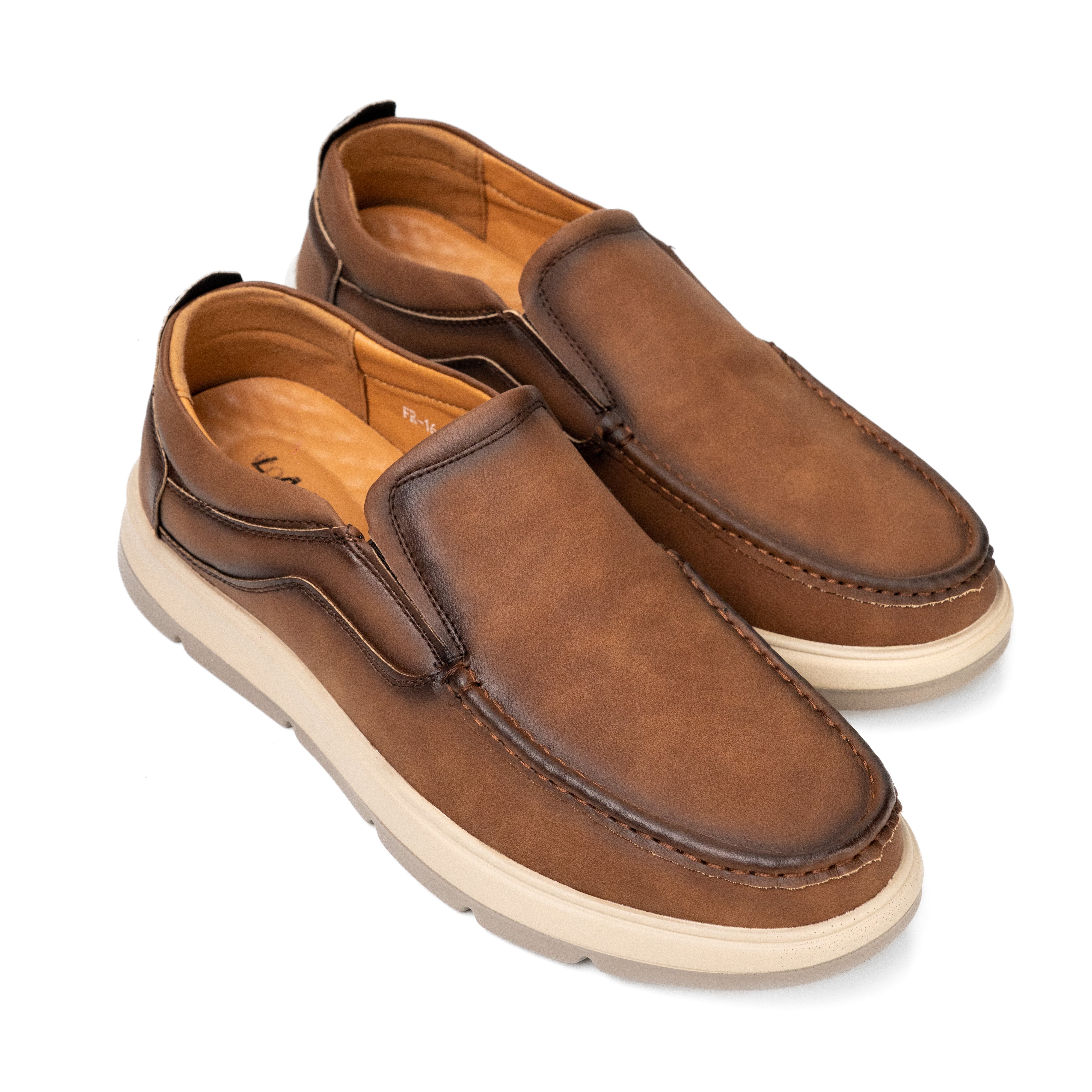 Brat Dark Brown Medicated Shoes For Men