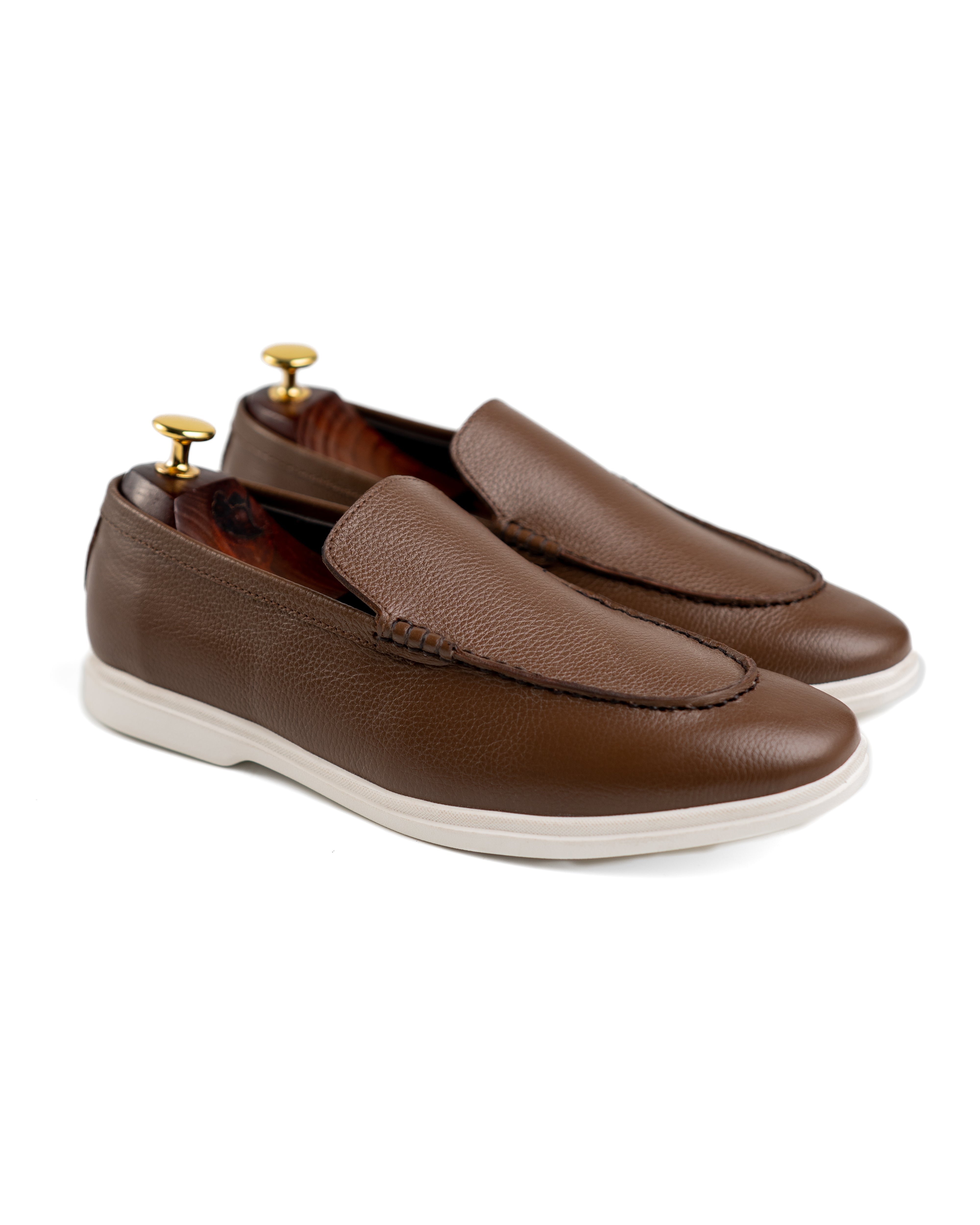 Flint Brown Loafer Shoes (FB-901)