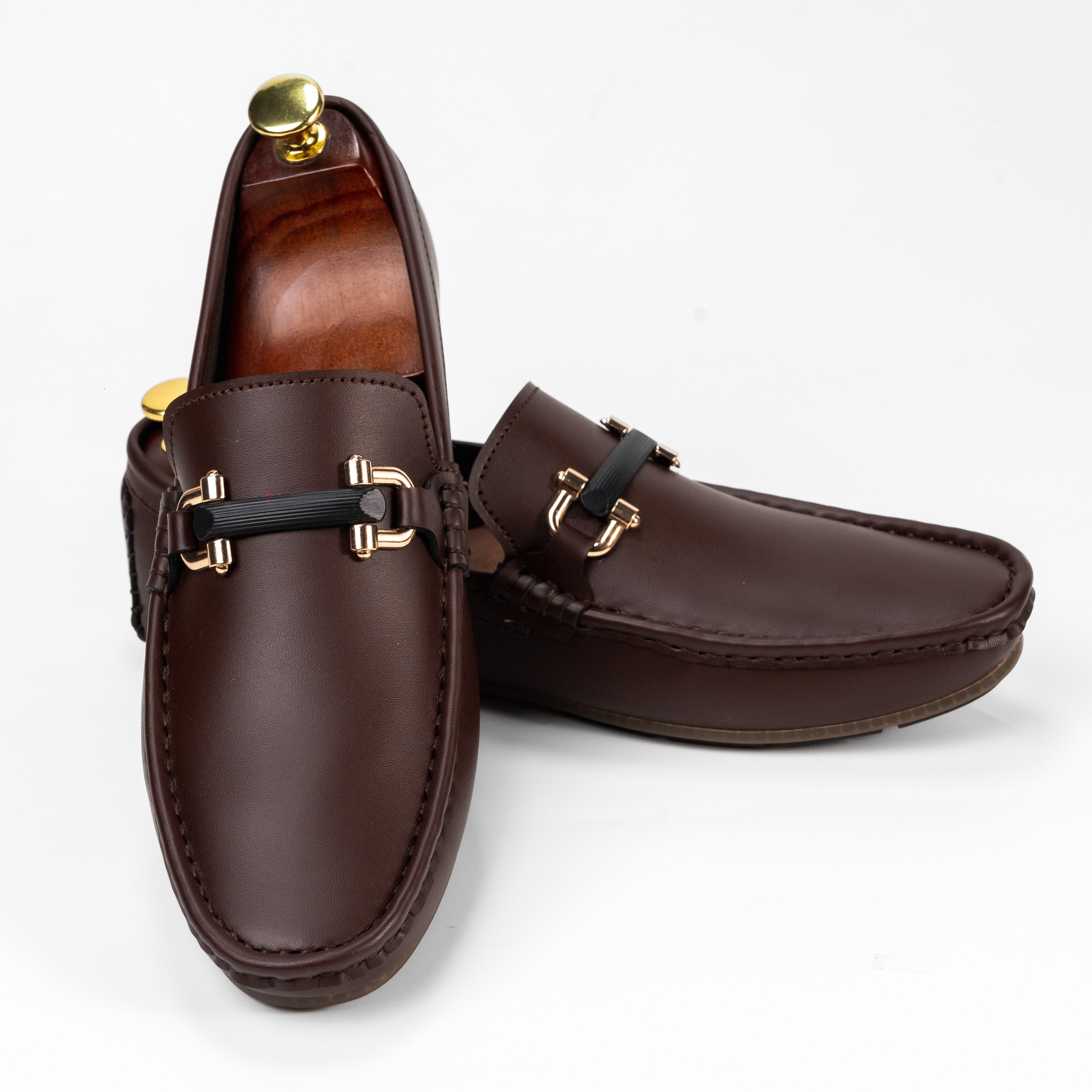 BR‑03 brown Loafers For Men