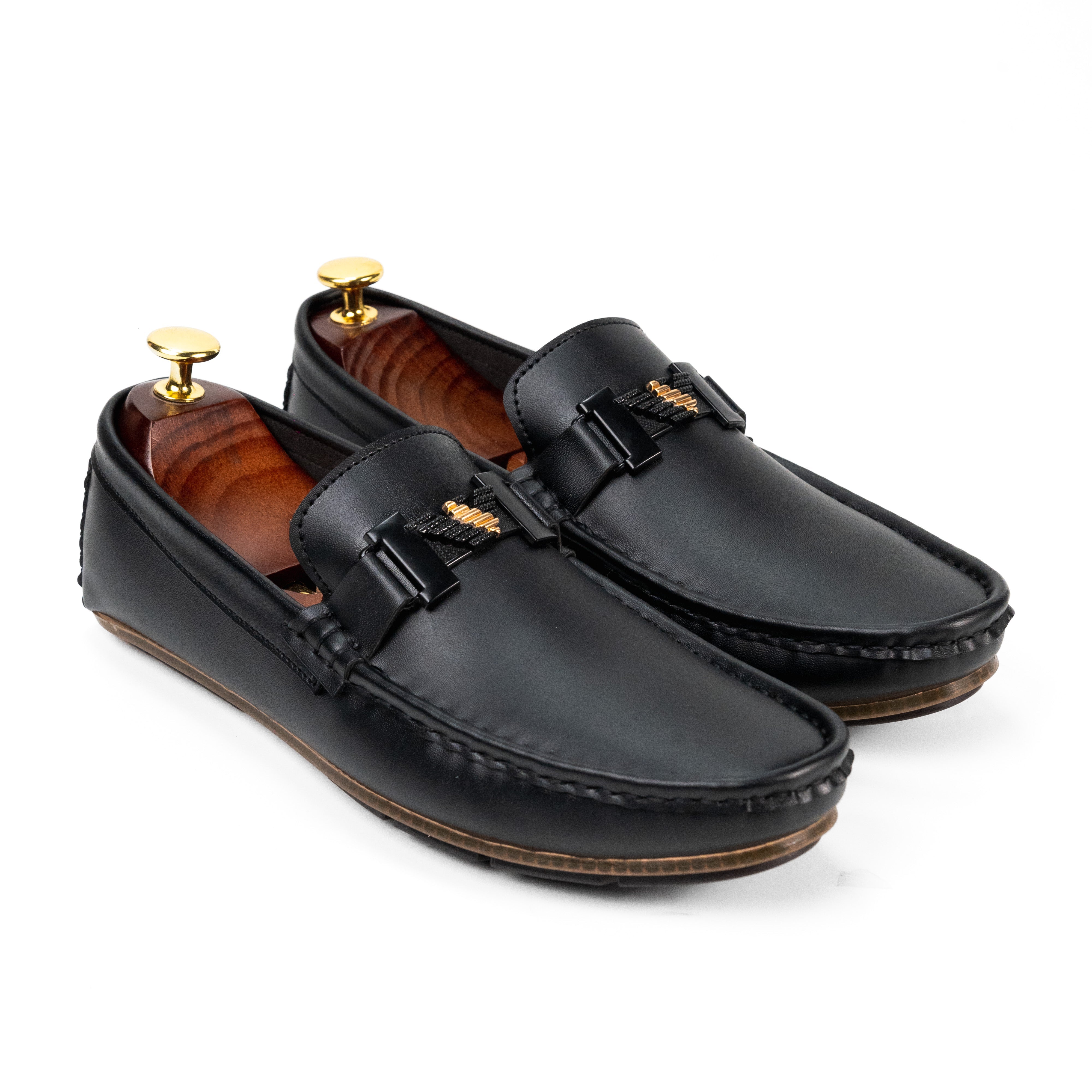 BL‑09 Black Loafers For Men