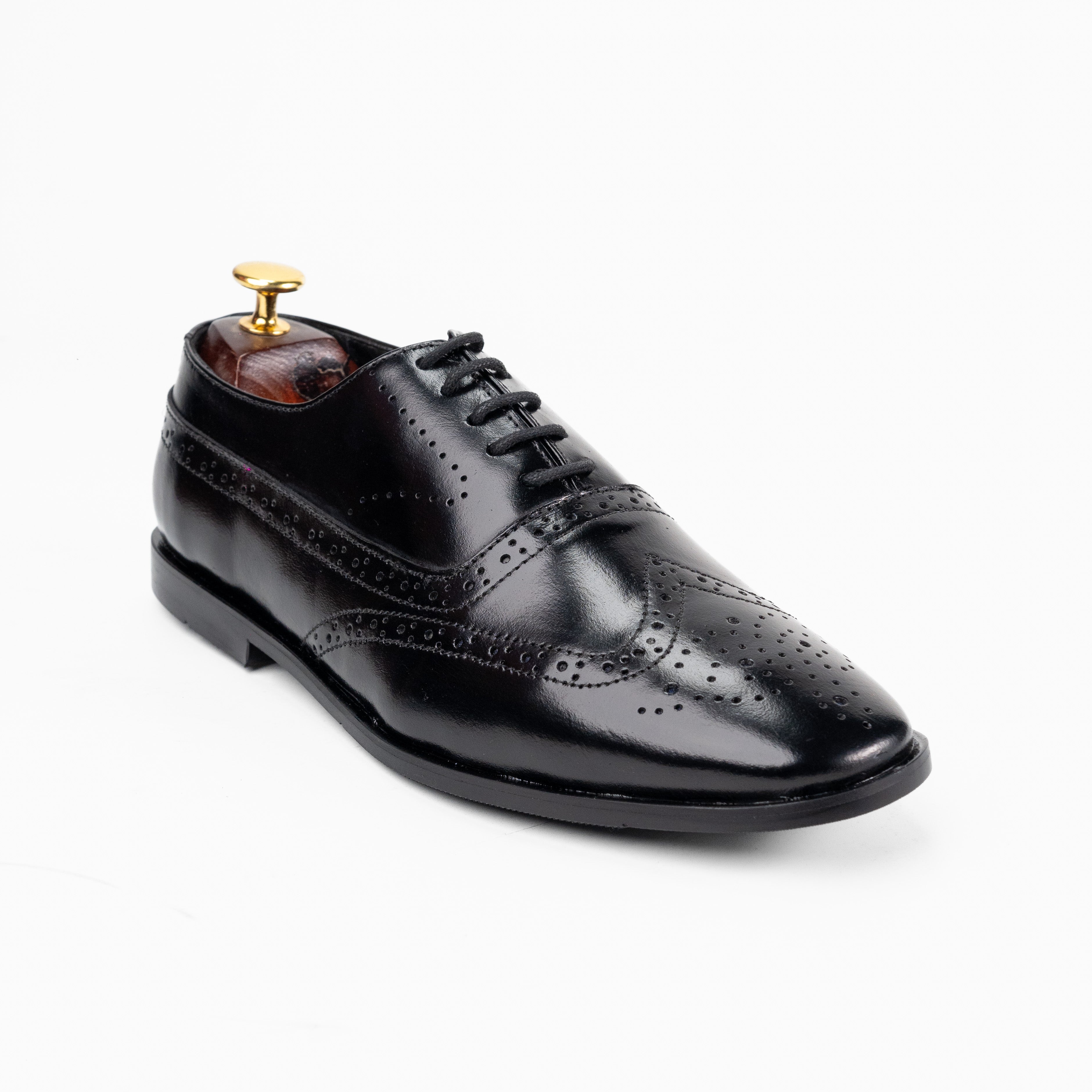 TREK BLACK Formal Shoes