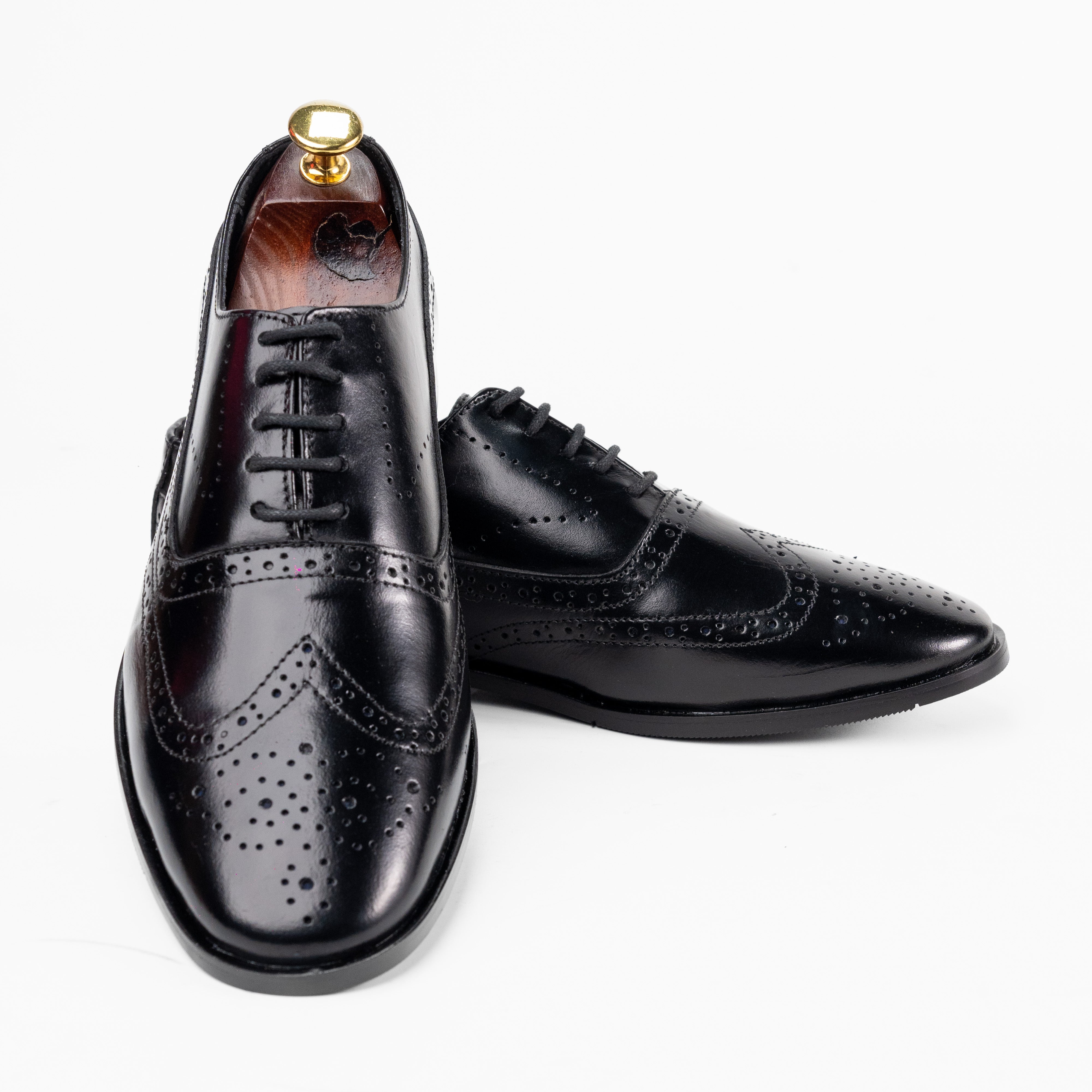 TREK BLACK Formal Shoes