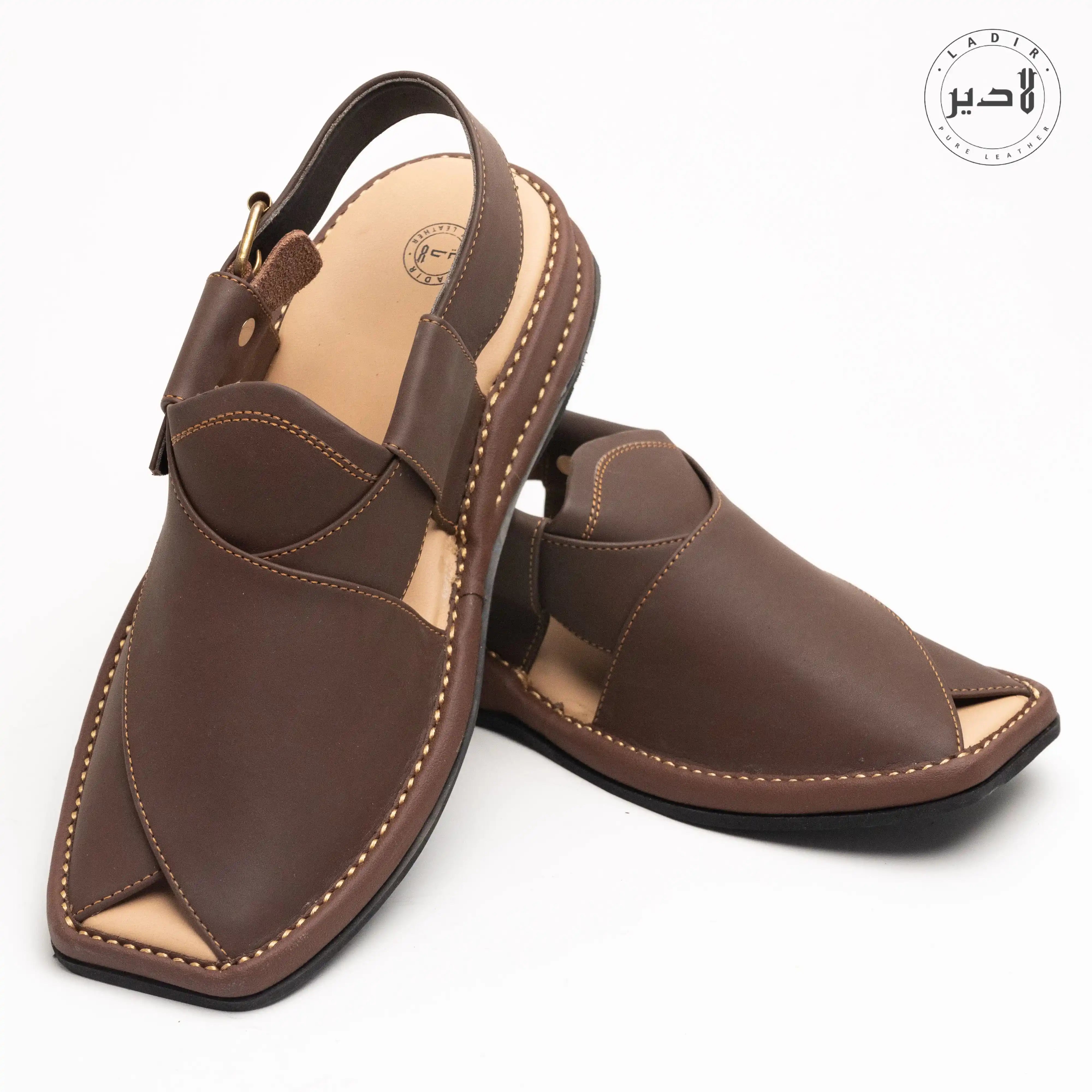 SMOKEY BROWN ZALMI Chappal (XLS)