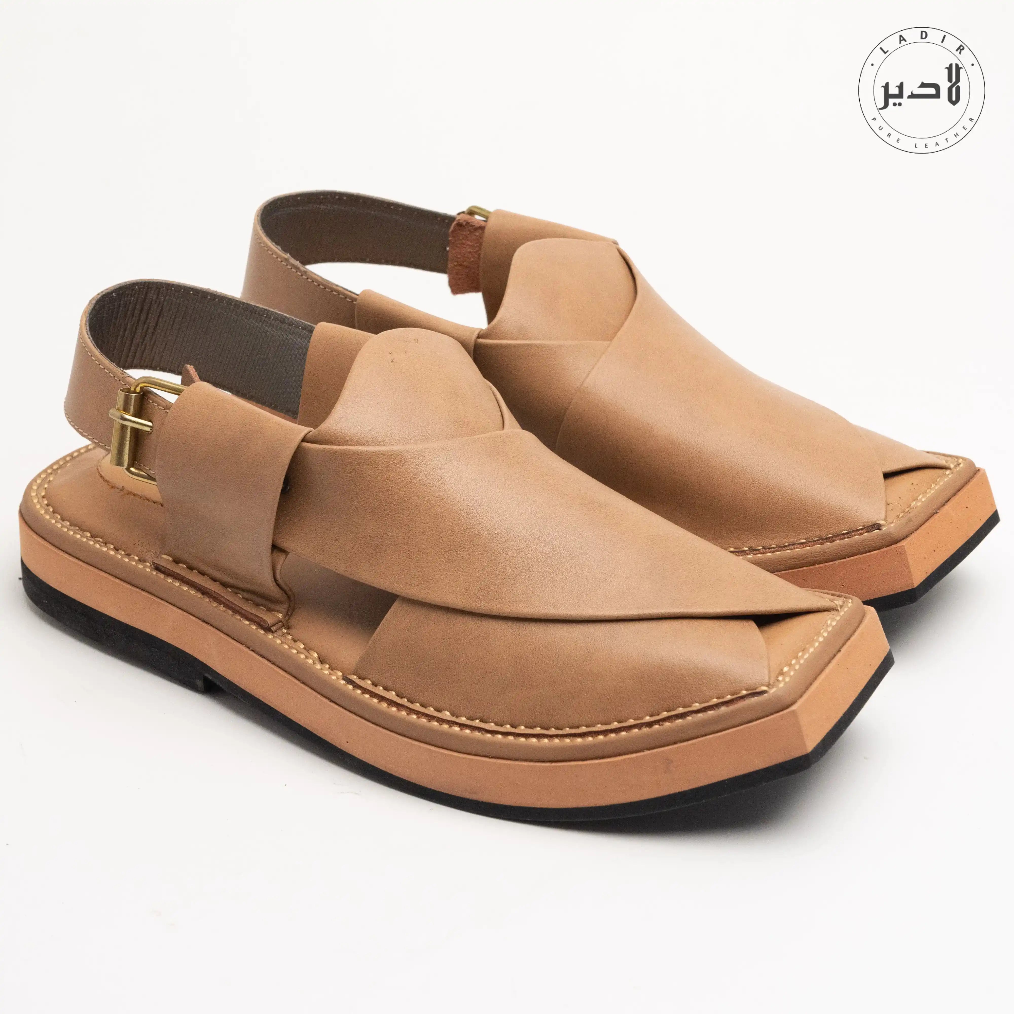 HEEL FAWN Kaptaan Chappal (KNH - 1101)