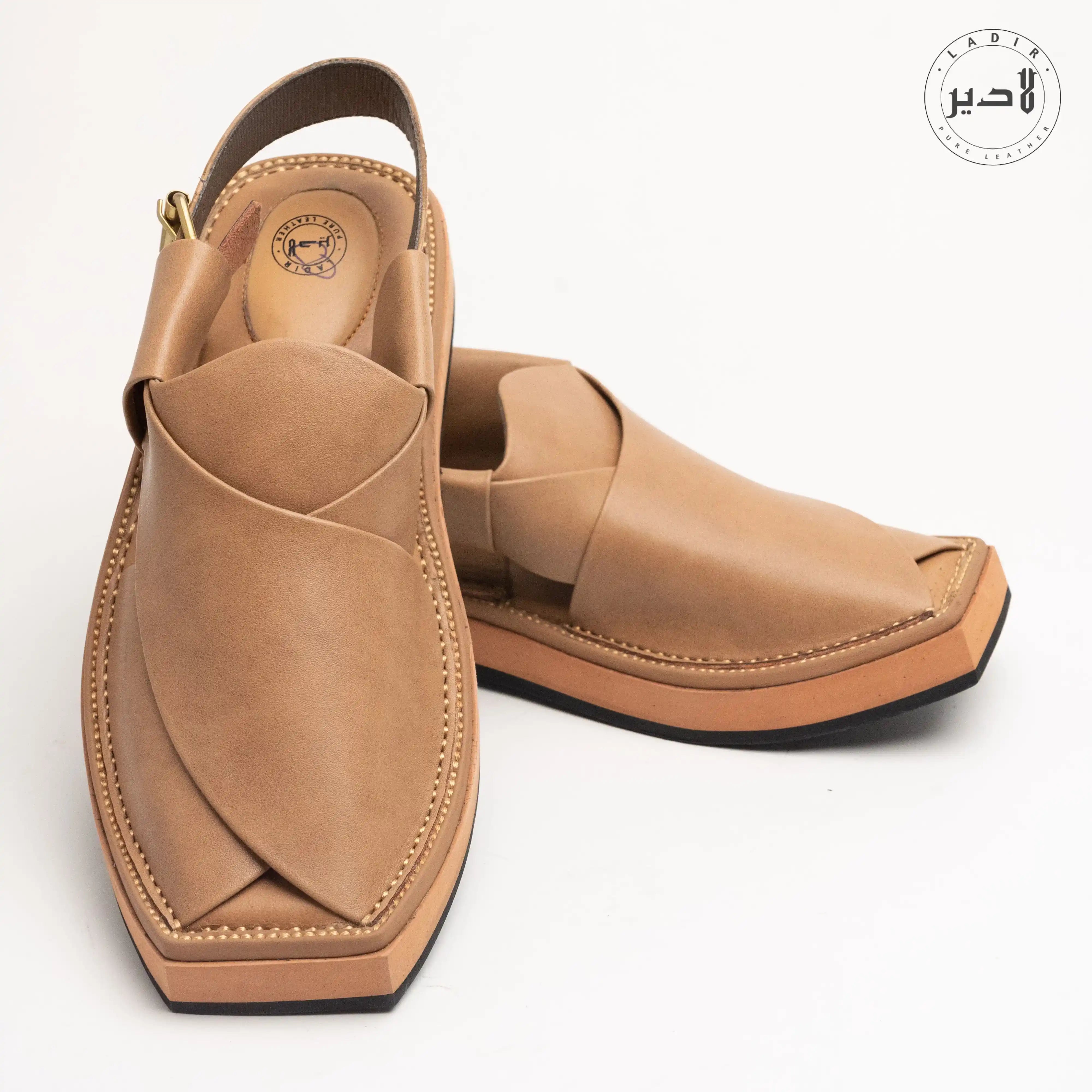 HEEL FAWN Kaptaan Chappal (KNH - 1101)